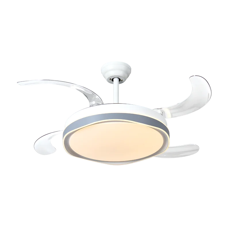 

Высококачественный двигатель постоянного тока с дистанционным управлением, 42 дюйма, 4 лопасти из АБС-пластика, выдвижной невидимый потолочный вентилятор с подсветкой HC786