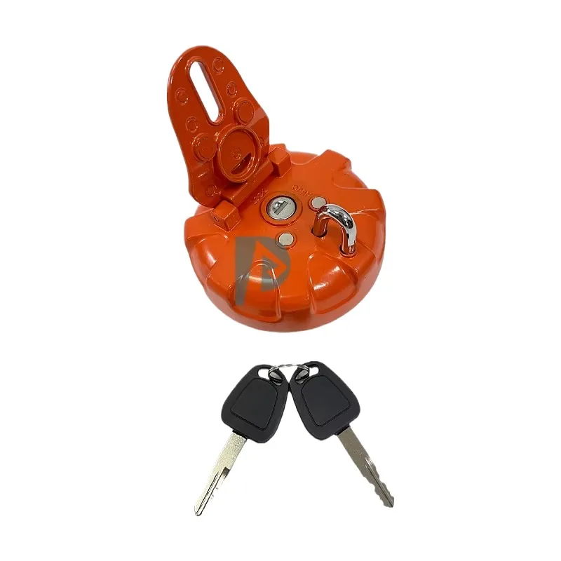 

Крышка дизельного бака Doosan для экскаватора нового стиля, двойная Противоугонная блокировка, крышка топливного бака экскаватора