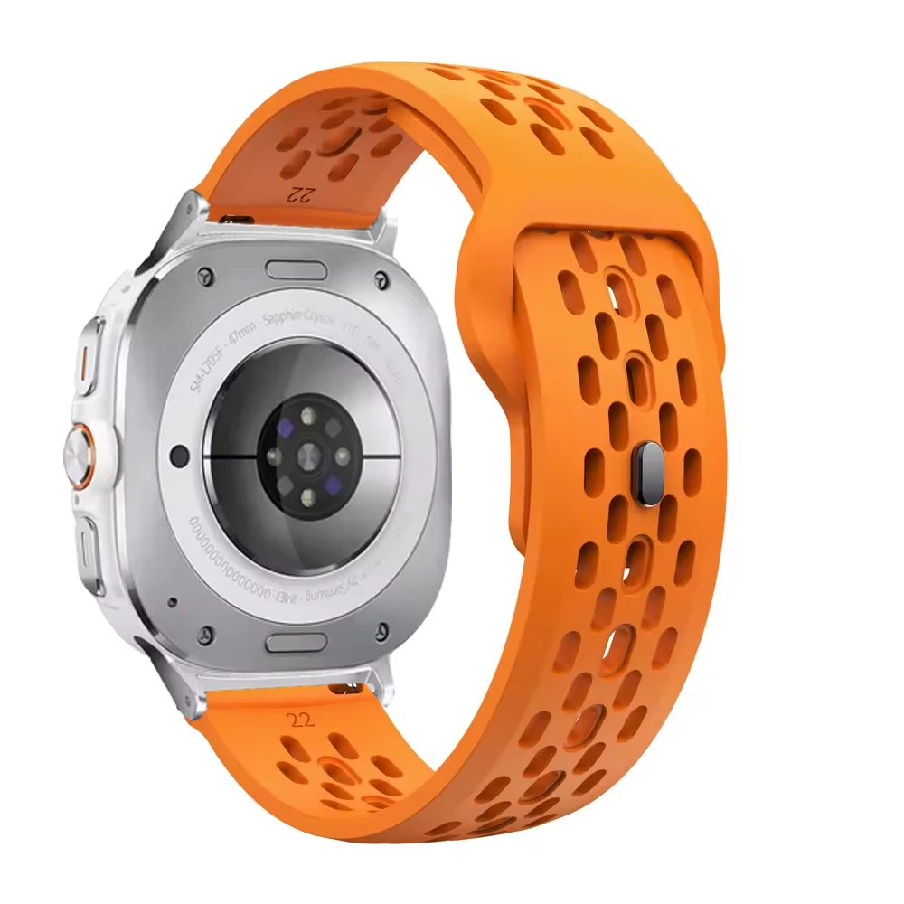 حزام رياضي قابل للتنفس لساعة سامسونج جالاكسي 8 40 مللي متر 44 مللي متر سوار معصم من السيليكون الناعم لساعة جالاكسي 8 الكلاسيكية 46 مللي متر باند كوريا