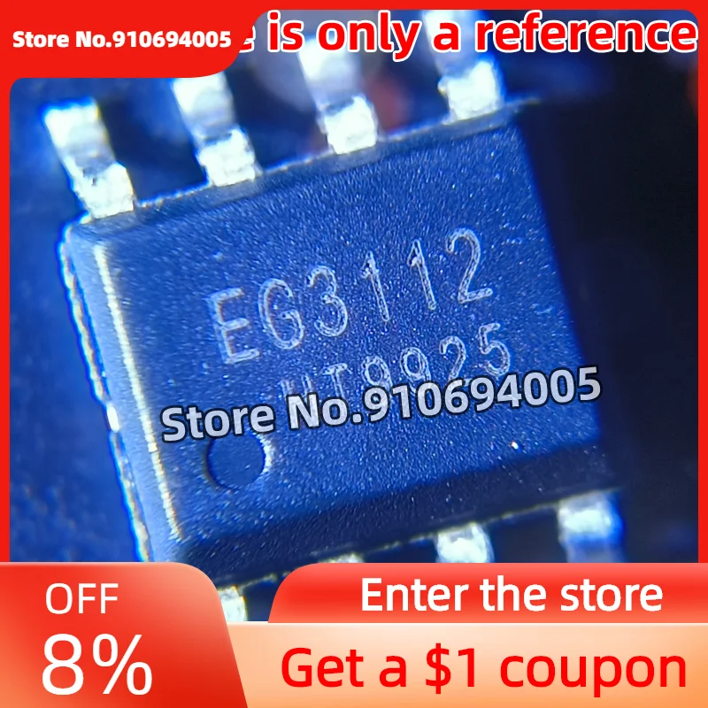 100 ~ 10 PCS Novo EG3112 EG3113 SOP8 chip de driver de portão MOSFET IGBT de alta potência