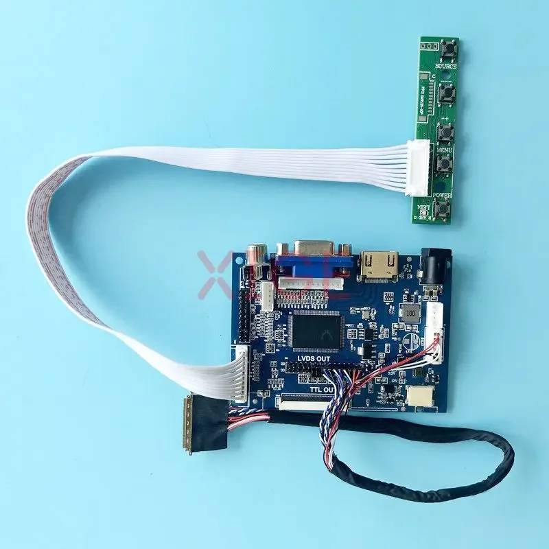 Driver Controller Board Fit B140RTN02 B140RTN03 DIY Assembly Kit Laptop Display LVDS 40 Pin VGA 2AV 14