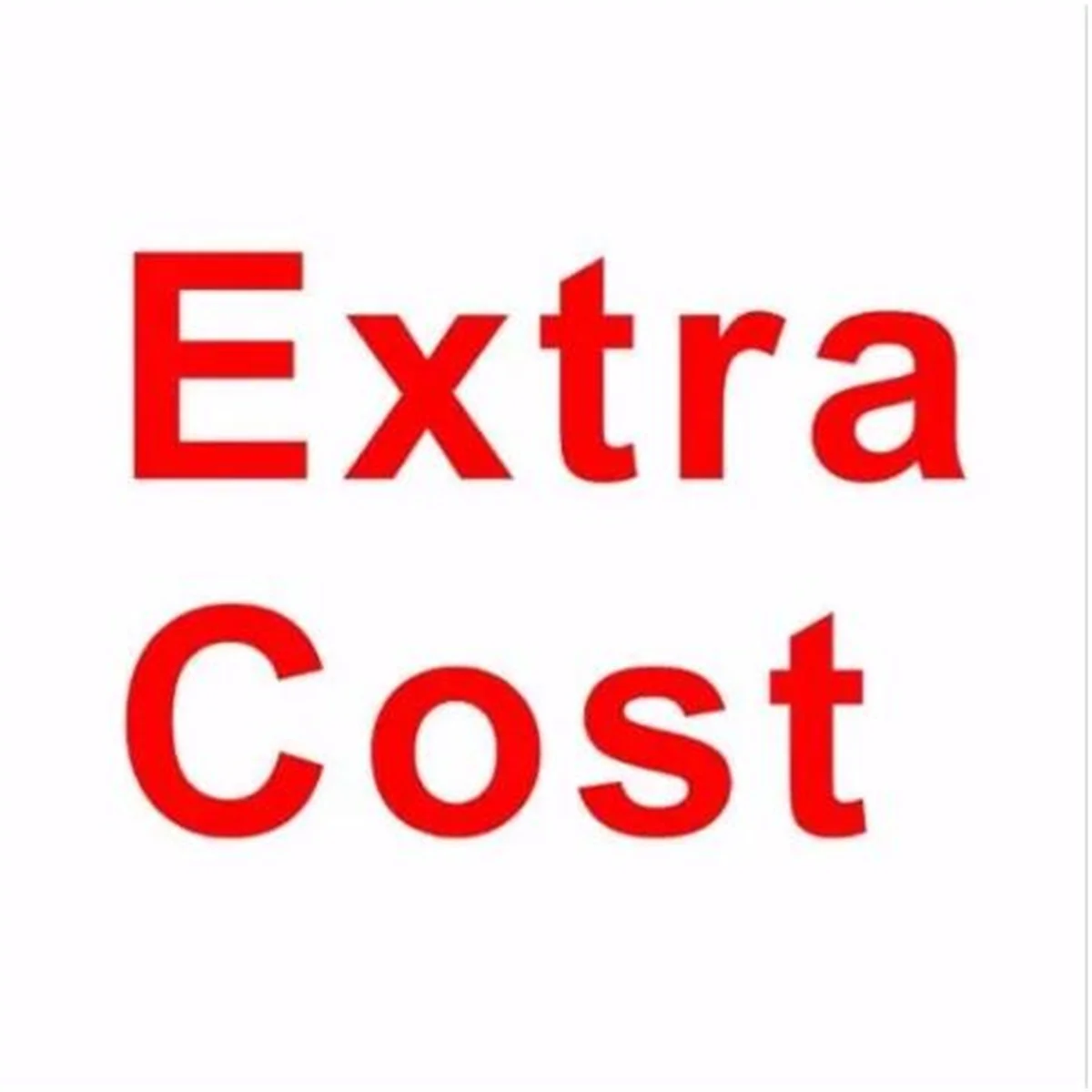 The Additional extra Cost For Shipping or custom dress