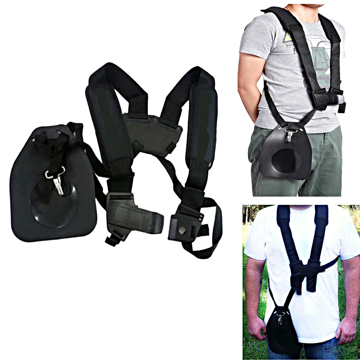 

Lawn Mower Strap Gardening Lawnmower Harness Belt Double Shoulder Nylon Trimmer
