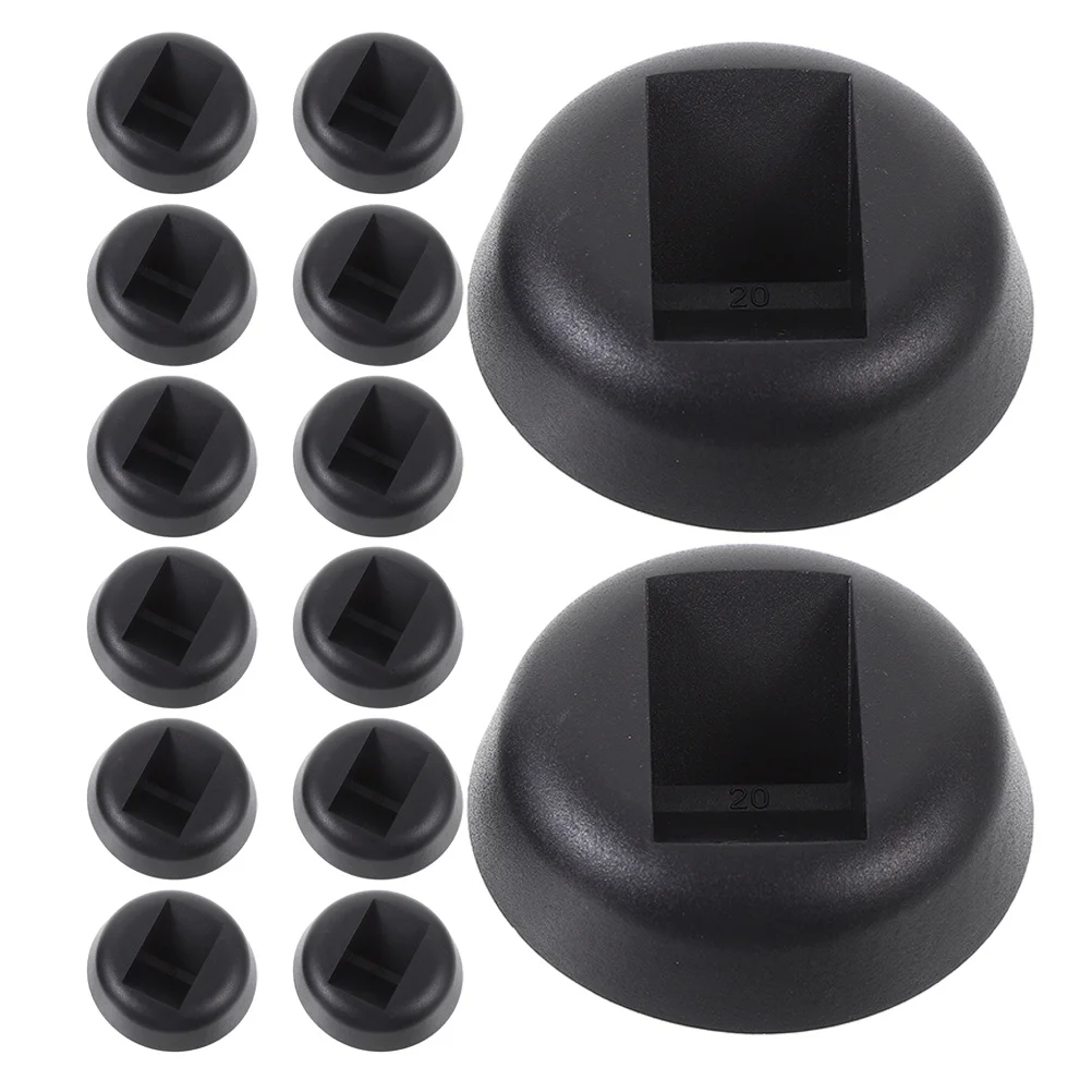 20 قطعة صندوق عرض الفيلم قاعدة واضحة مستديرة عرض المجوهرات تقف ل أساور الساعات أقراط دائم Abs المحمولة قاعدة مستقرة #3