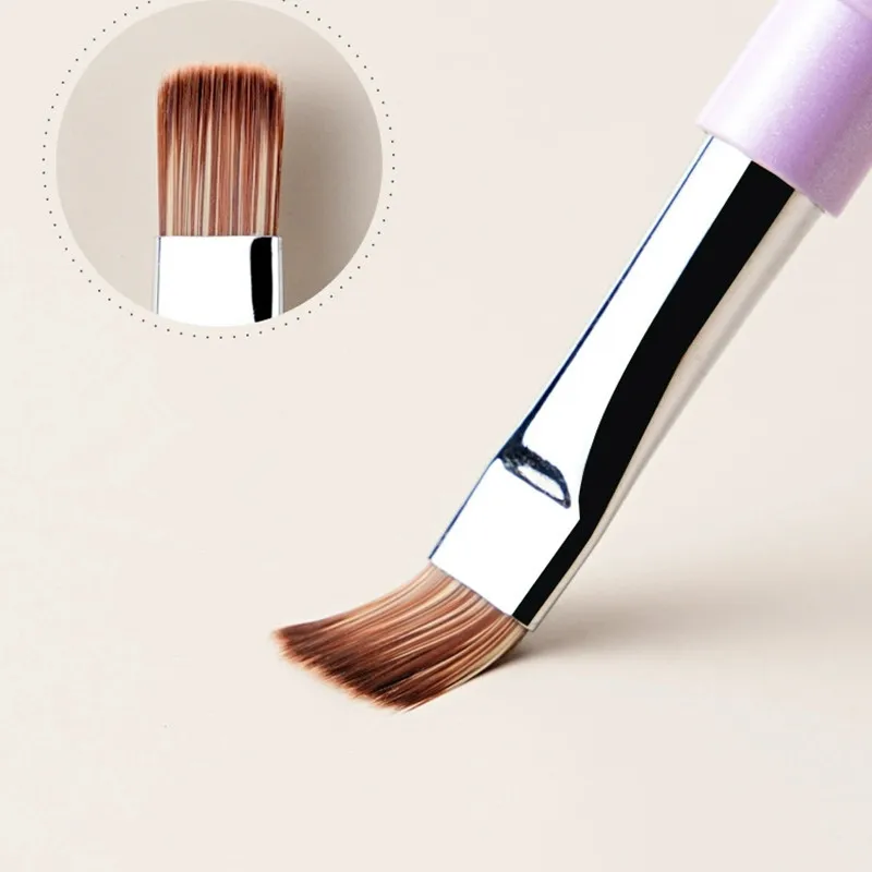 1/5PCS Doppel Kopf Gradienten Rampe Metall Griff Zeichnung Pinsel Liner Pinsel Malerei Stift Gel Polnisch Kristall Nail art Maniküre Werkzeuge