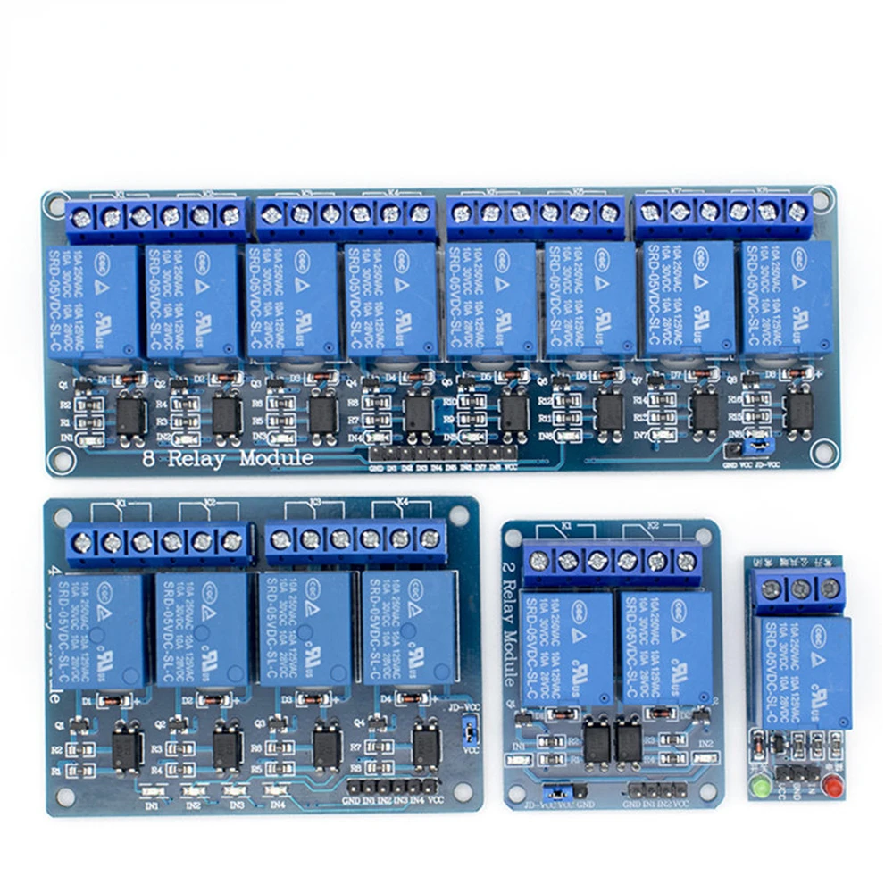 5v 1 2 4 8 Channel Relay Module With Optocoupler.Output X Way for Arduino 1CH 2CH 4CH 8CH