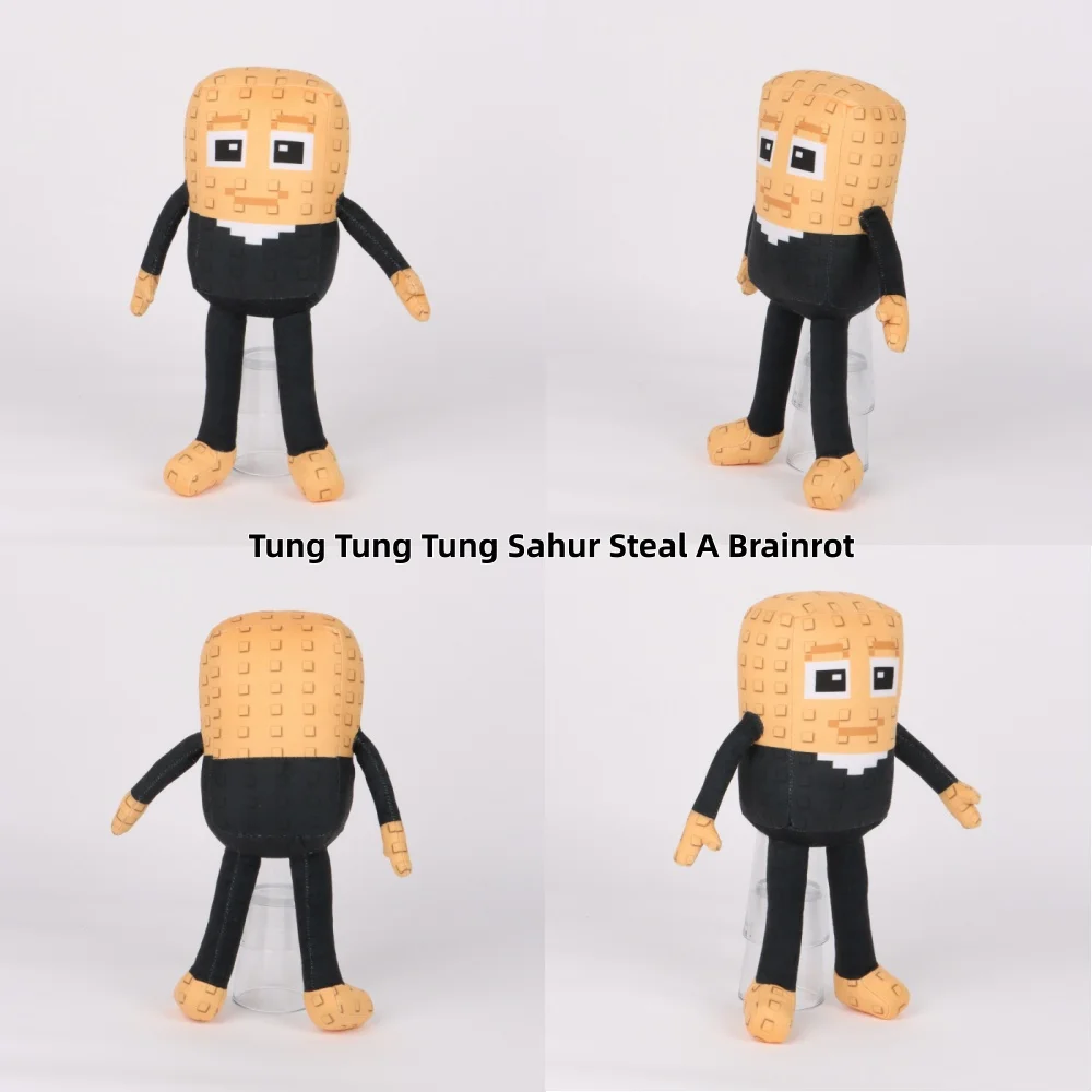 

29CM Coffin Suit Tung Tung Tung Sahur Steal A Brainrot Plush Doll Cute Anime Peripherals Toy Birthday Christmas Gift