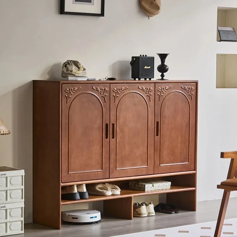 Cheap Wooden Shoe Cabinet Doorway Minimalist Nordic Modern Professional Shoe Rack Organizer Design Archivadores Room Decorations