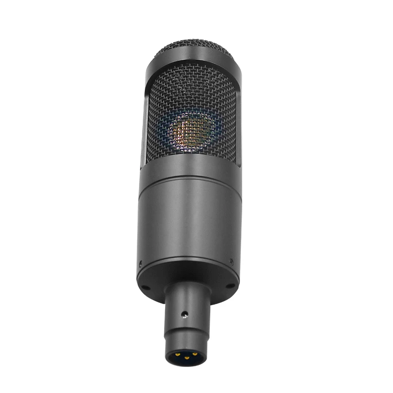 AT2035 Professional Studio Condenser Microphone Cardioid Pattern Wide Dynamic Range Noise Cancelling for Wired XLR Communication