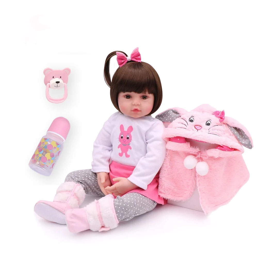 

Reborn Baby Doll 48cm Realistic Reborn Doll Girl Silicone Baby Doll Newborn Doll Children Girls Gift Doll