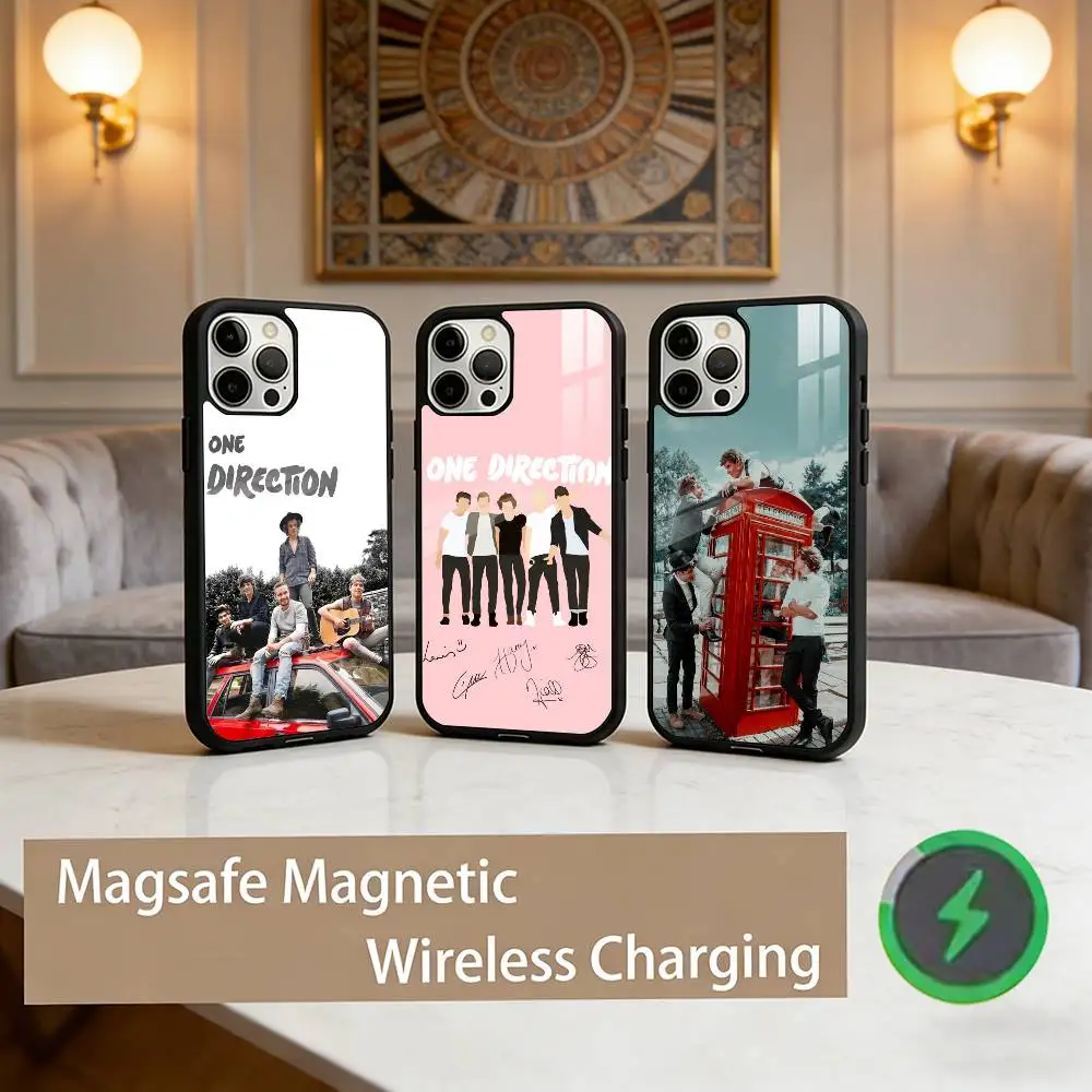 

One D-Direction-ES B-Band Phone Case For iPhone17,16,15,14,13,12,11 Plus,Pro Max Magnetic For Magsafe Wireless Charging