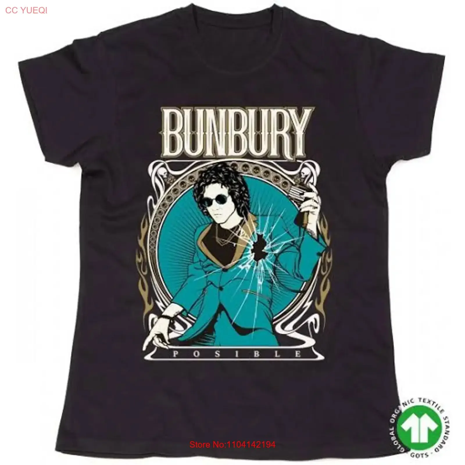 Camiseta Vintage Enrique Bunbury para Conciertos, Tallas S a 5XL, Lavada, Unisex, Versátil, Estilo Urbano, Gráfico Elegante, Casual Ligeramente Desgastado