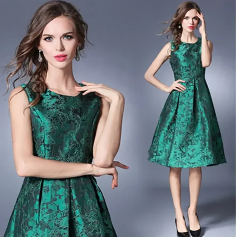 

Модное женское сексуальное винтажное вечернее платье без рукавов с принтом, элегантное женское Платье макси с цветочным принтом