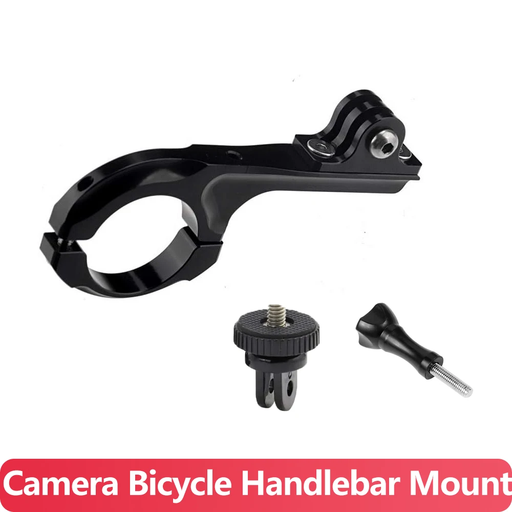 Aluminum Bike Bicycle Handlebar Mount Adapter for Gopro Hero 13 12 11 10 9 SJCAM AKASO Insta360 DJI OSMO Action Camera