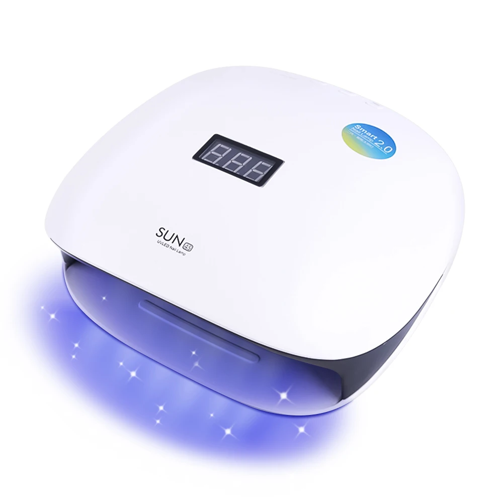 48W UV LED Nail Lamp with 36 Beads Professional Lamp for Manicure with 4 Timers Fast Curing Gel Nail Light for Home Salon Use