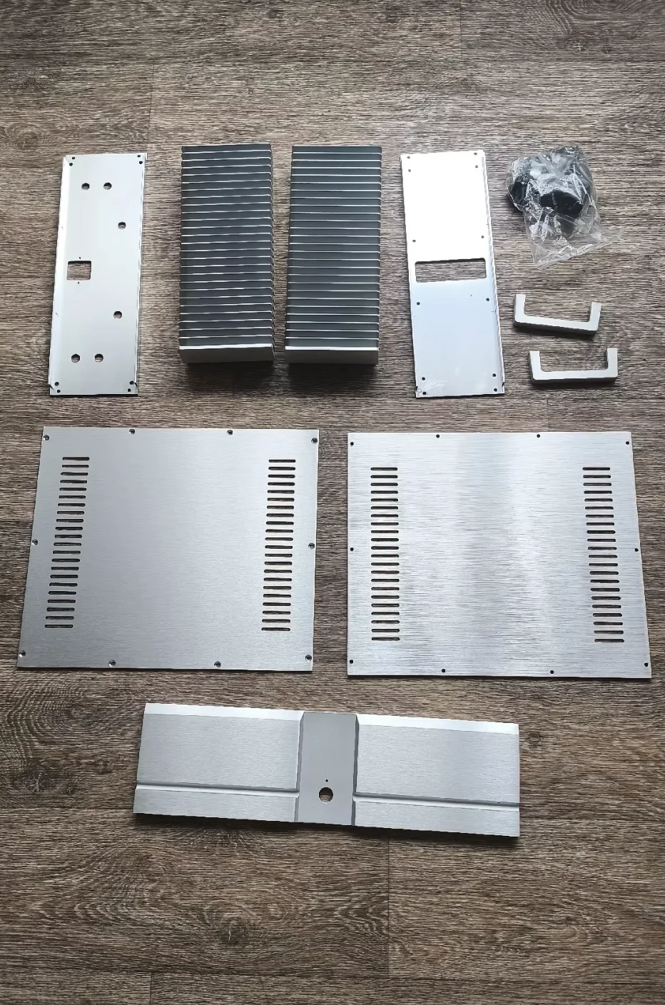 BZ4312A2 All aluminum amplifier chassis / Preamplifier case / AMP Enclosure DIY box (430 *120*310mm)