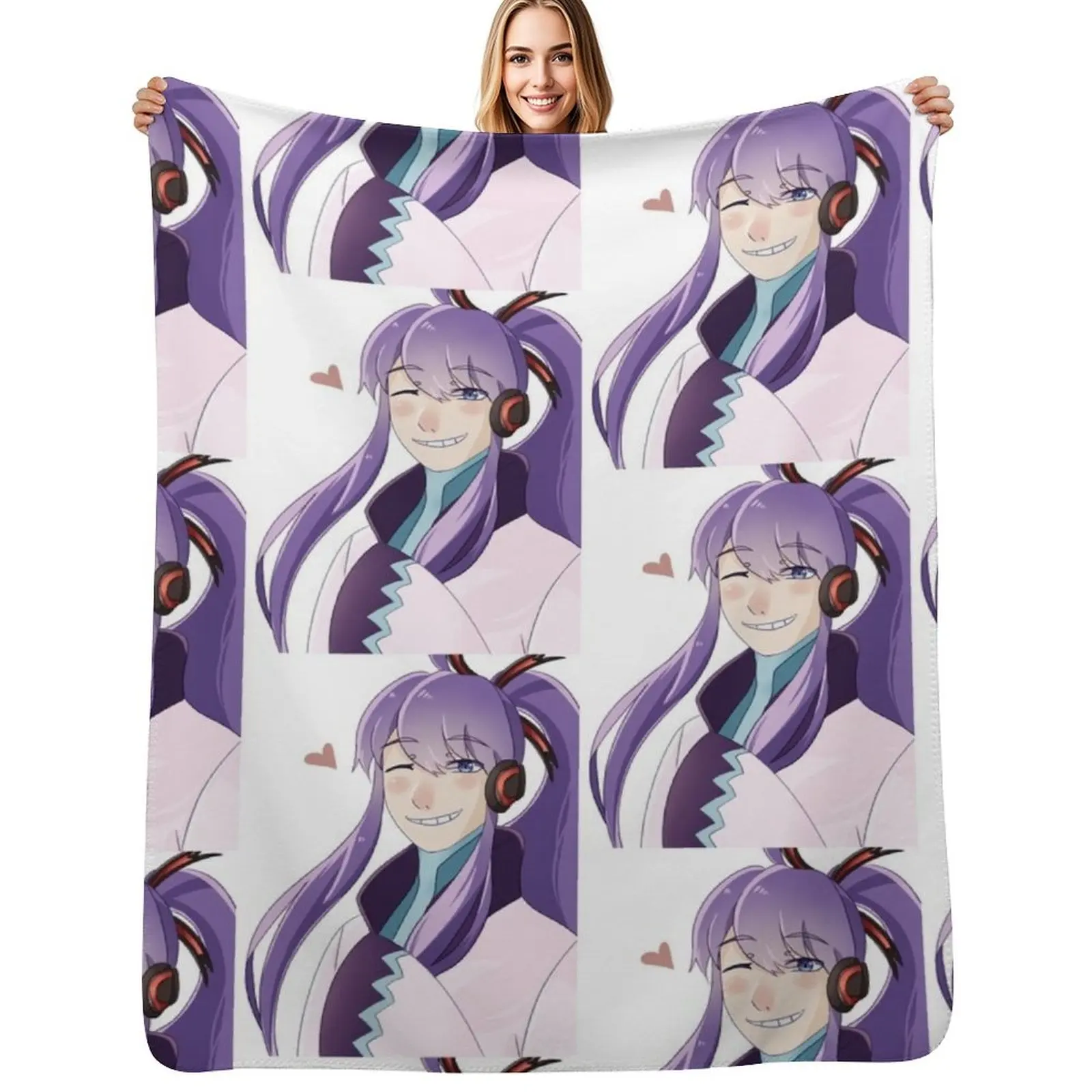 

Gakupo Kamui - Vocaloid Throw Blanket Lightweight Cozy Blanket for Bed Sofa