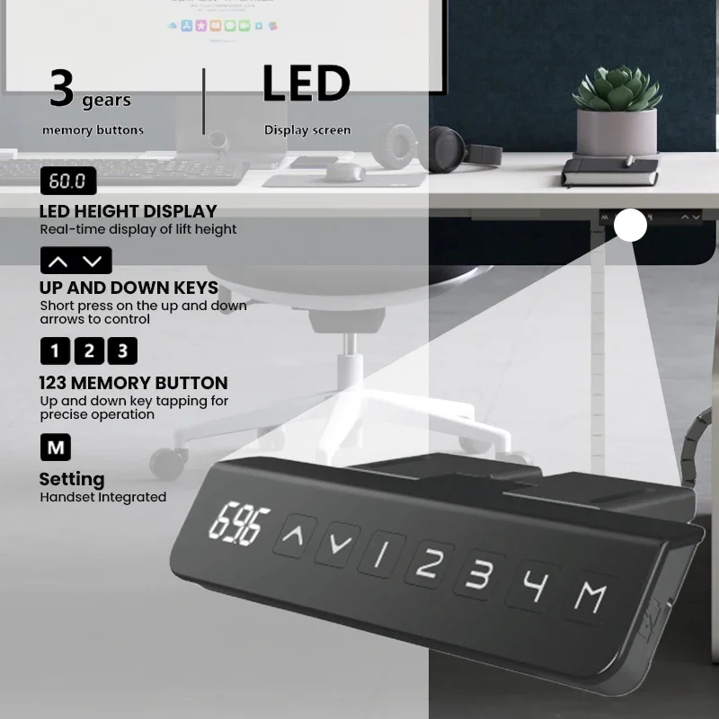Wholesale Modern Electric Sit Stand Desk with Mobile Design Portable Aluminum Standing Desk for Flexible Office Layouts