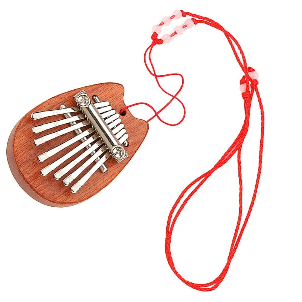 

Wooden Thumb Piano Portable Small Musical Instrument Durable Smooth Design Storage Cabinet Beginner