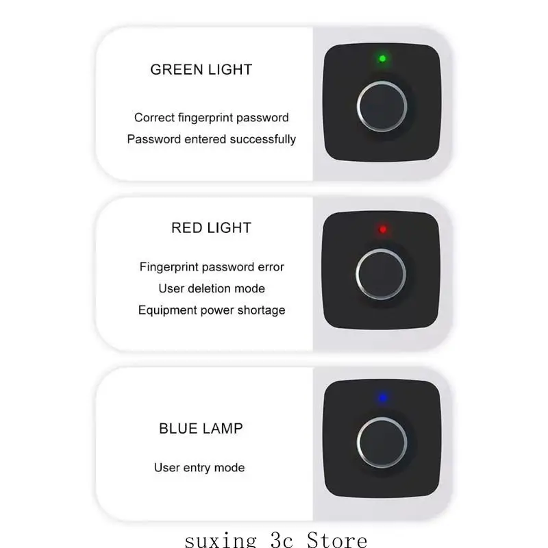 Invisible Concealed Keyless Entry Fingerprint Cabinets Drawer Lock with Quick Unlocking for Secure Storage in Office
