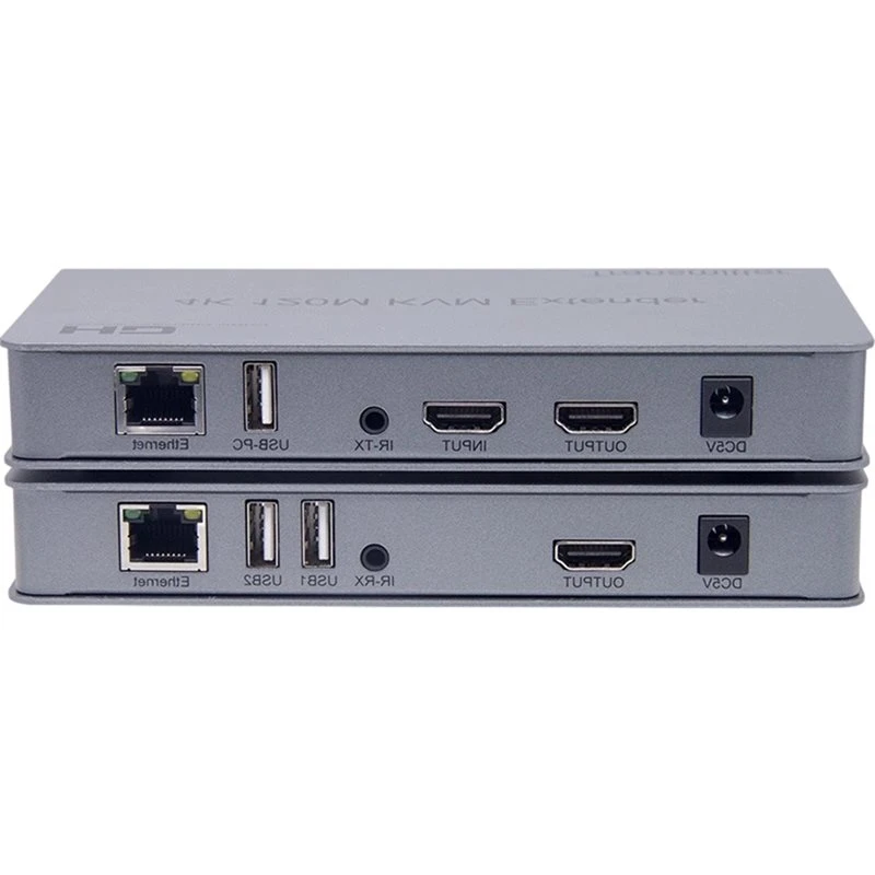 A46U -Compatible KVM Extender RJ45 4K With USB KVM Audio HD Over Cat6 With Loop Out IR For USB Mouse Keyboard