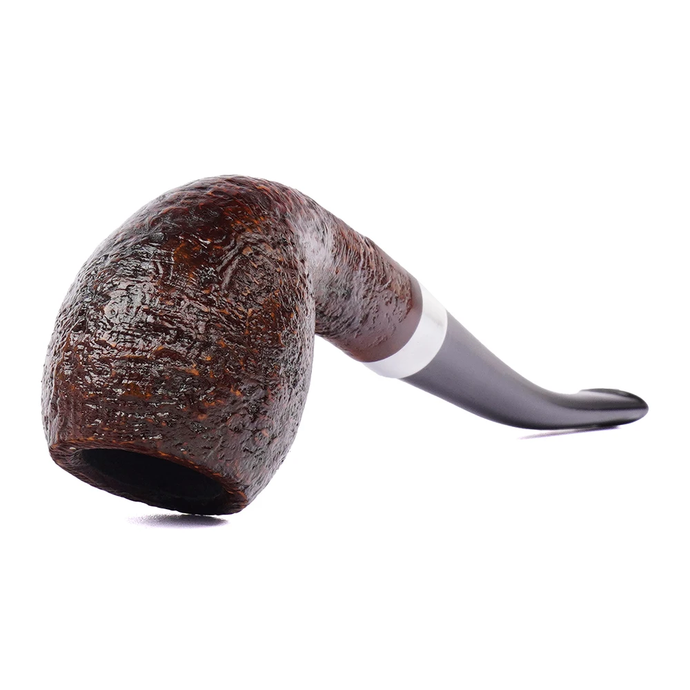 S1838e6f8dd164ba39c3481d5692c6be6Z sandgestrahlte Bent Pfeife