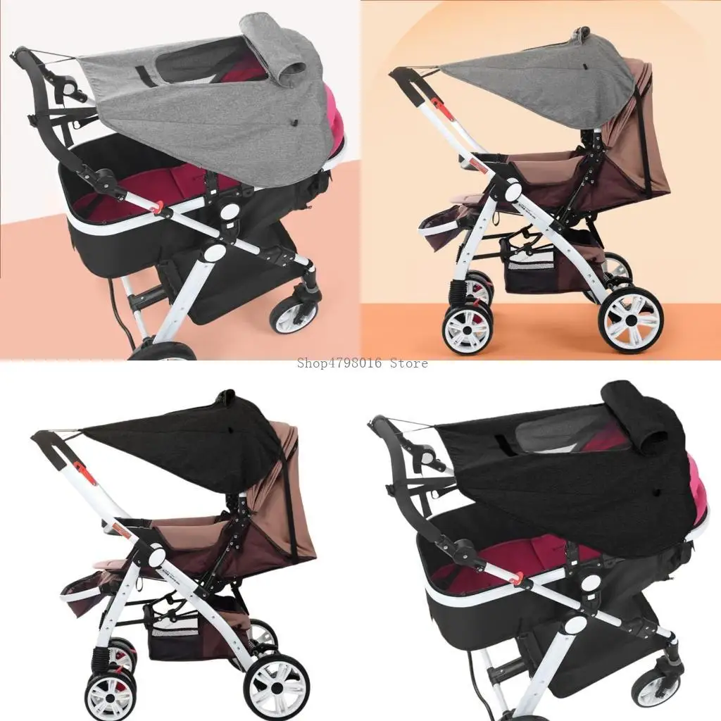 عربات الأطفال الرضع أشعة الشمس المظلة واقي غطاء واقي مع نسيج قابل للتنفس للشمس والحماية المطر