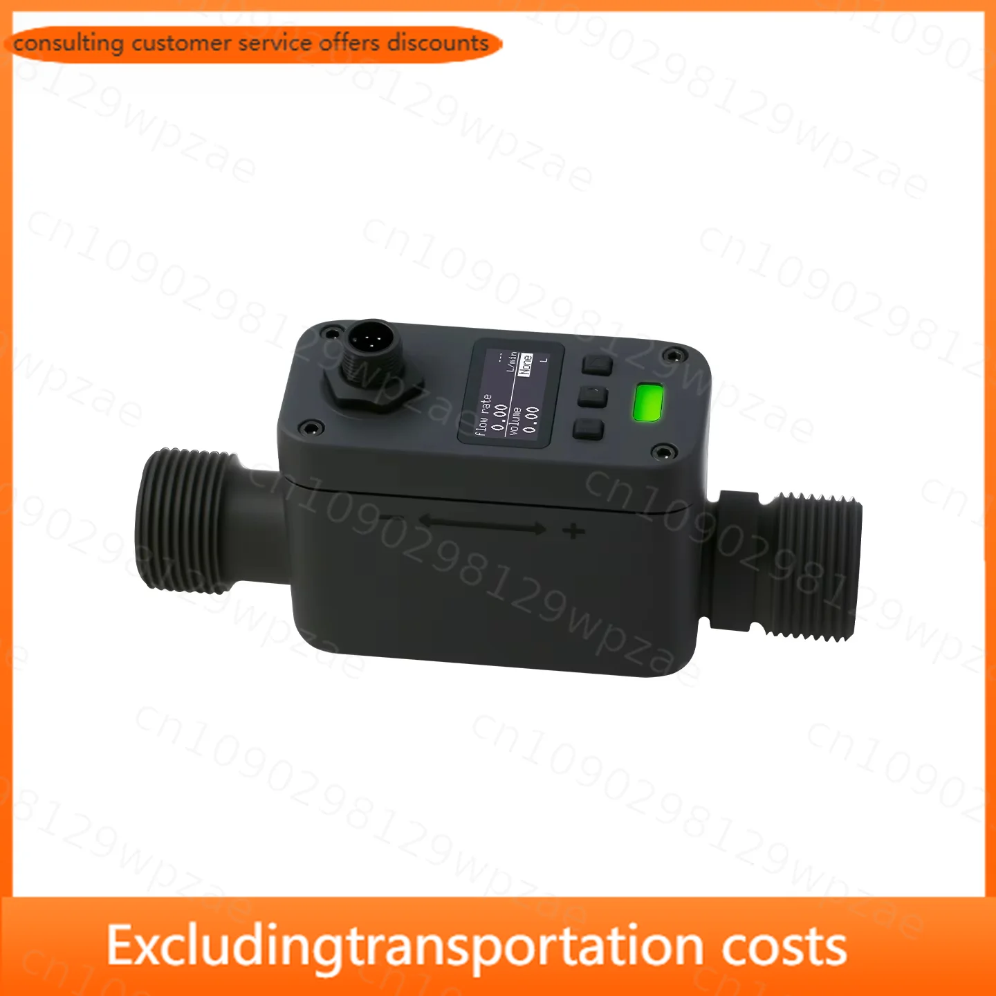Ultrasonic Flowmeter Liquid Flow Meter Pipe Section Ultrasonic Water Flow Meter Sensor