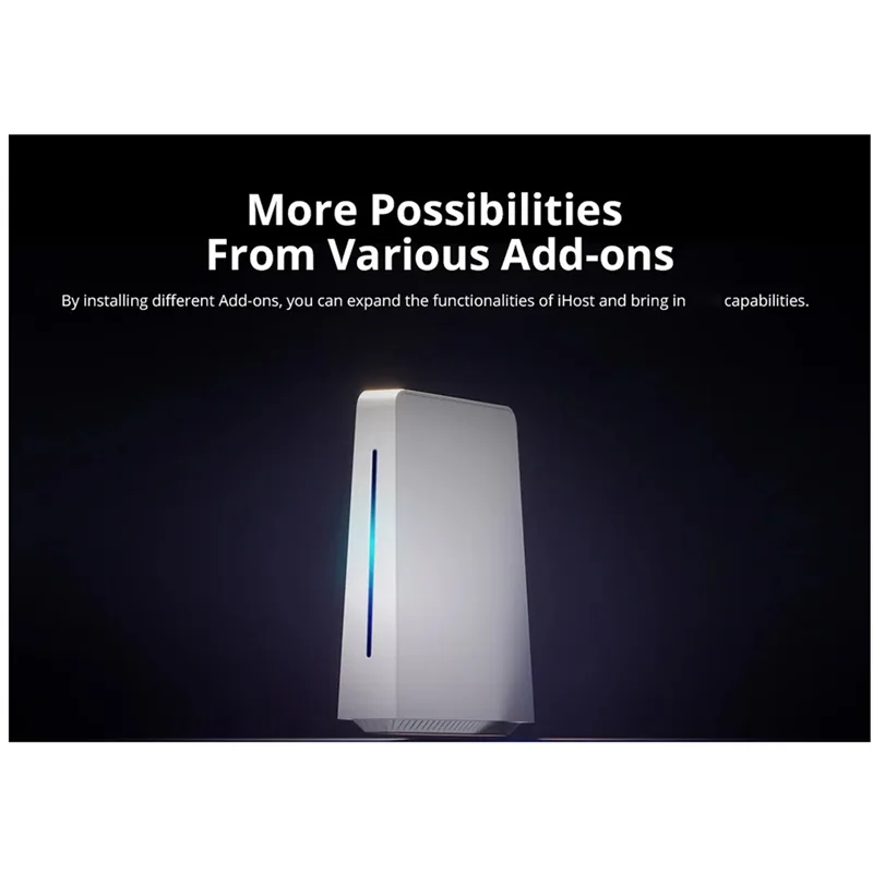 A19E-Ewelink Ihost Smart Home Hub Aibridge Zigbee 3.0 Gateway Matter Servidor Local Privado Para Dispositivos Wi-Fi LAN API Aberta (2GB) Du