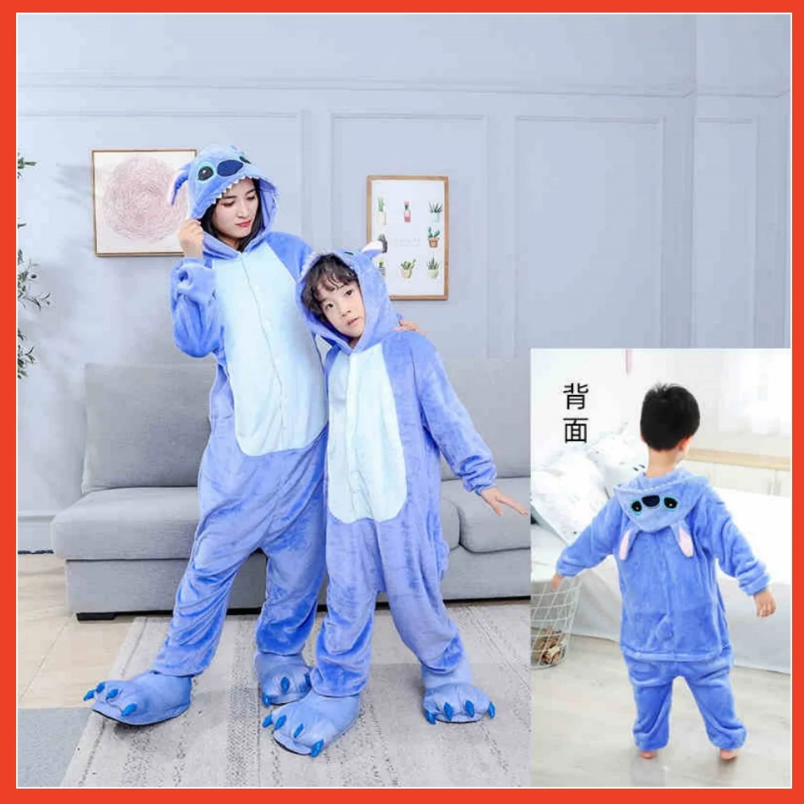 NEW Stitch Anime Cosplay Costumes Women Men Cartoon Jumpsuit Adults Cute Flannel Hooded Pajamas Onesie For Halloween Christmas P