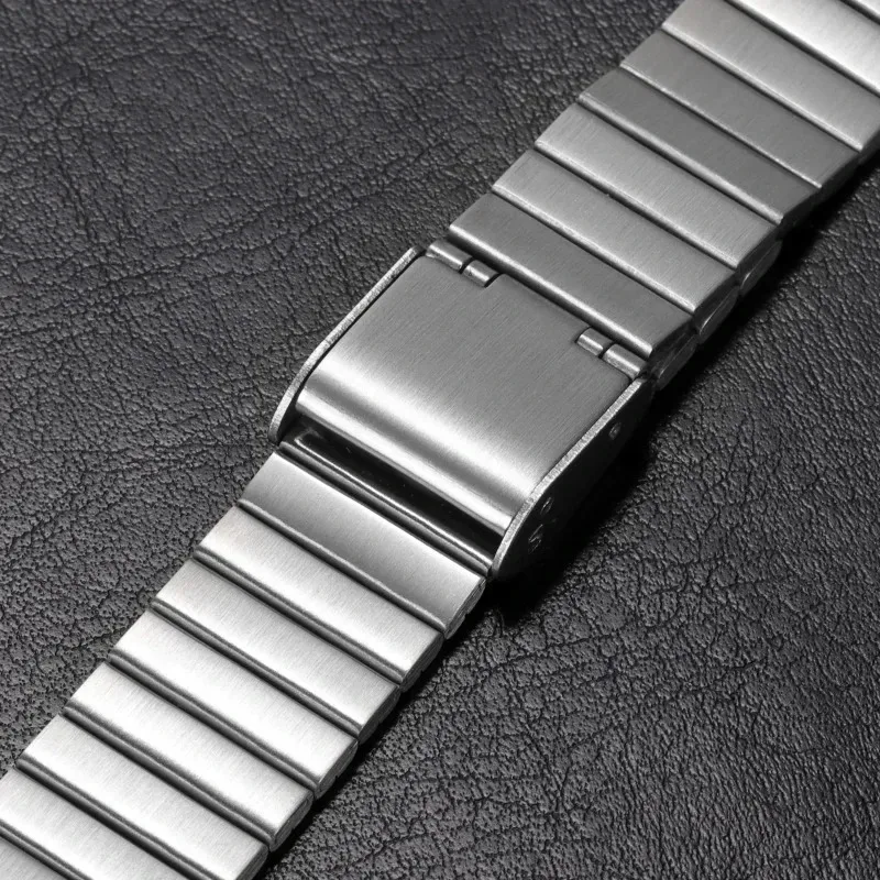 Stainless Steel Watch Bands 18mm 20mm Ultra-thin Metal Straps for Casio F-91W/A158/A159/A168/A169/B650/AQ230/AE500W/AE1200/1300