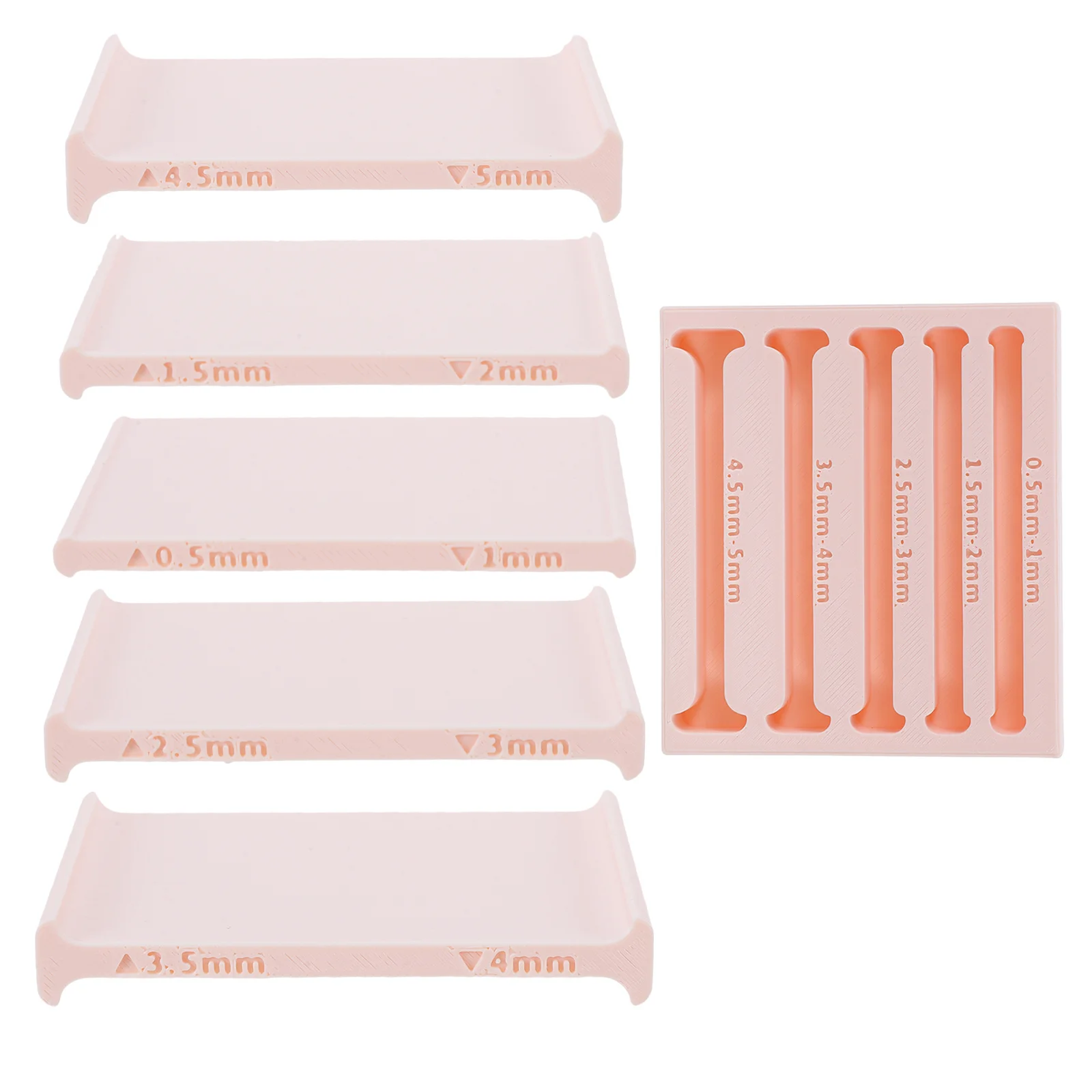 

1Set Clay Strip Rolling Mold 5 Diameter Polymer Clay Roller Tool Pottery Slab Rolling Accessories Craft Tools for DIY