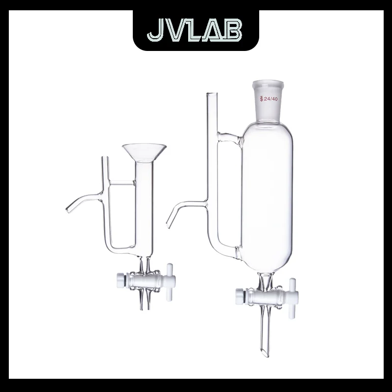 Essential Oil Hydrosol Separator 25ml/250ml PTFE Piston Funnel Low-Dose Precision Fractionation Purification JVLAB