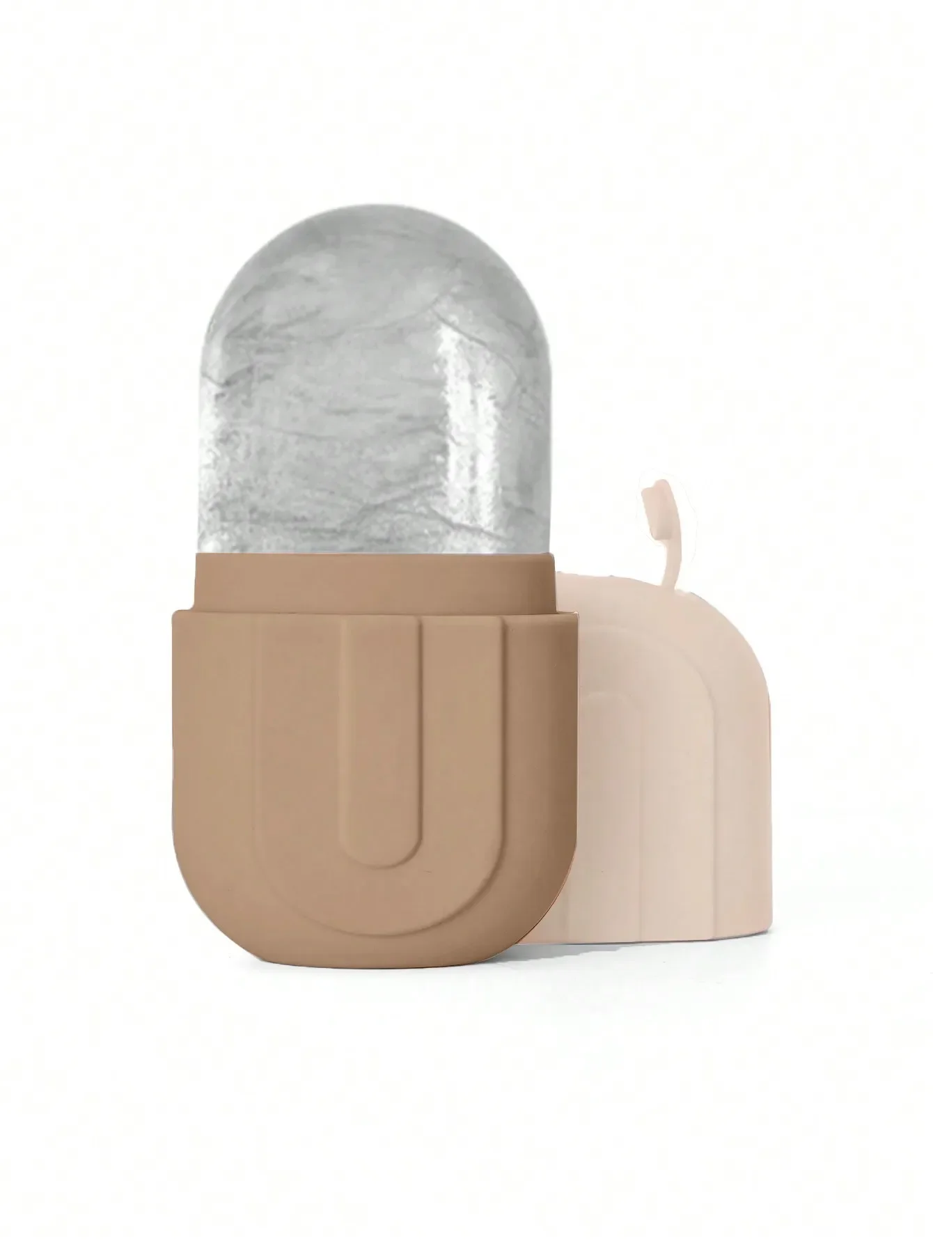 قالب أسطوانة الثلج، مدلك الوجه للعناية بالبشرة - قالب ثلج سيليكون قابل لإعادة الاستخدام، يحافظ على البشرة طازجة وباردة