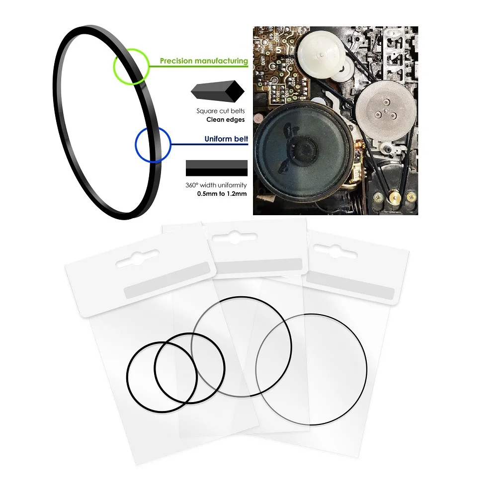 Square Cut Belts SCX2.9 SCQ6.0 SCX8.0 SCX9.5 SCX4.9 Motor Drive For VCR,Cassette,CD,DVD Players Or Recorders