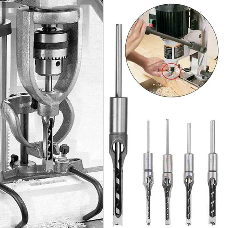 Imagem -06 - Hss Quadrado Buraco Broca Auger Bit Aço Mortising Perfuração Desejo Ferramenta de Carpintaria