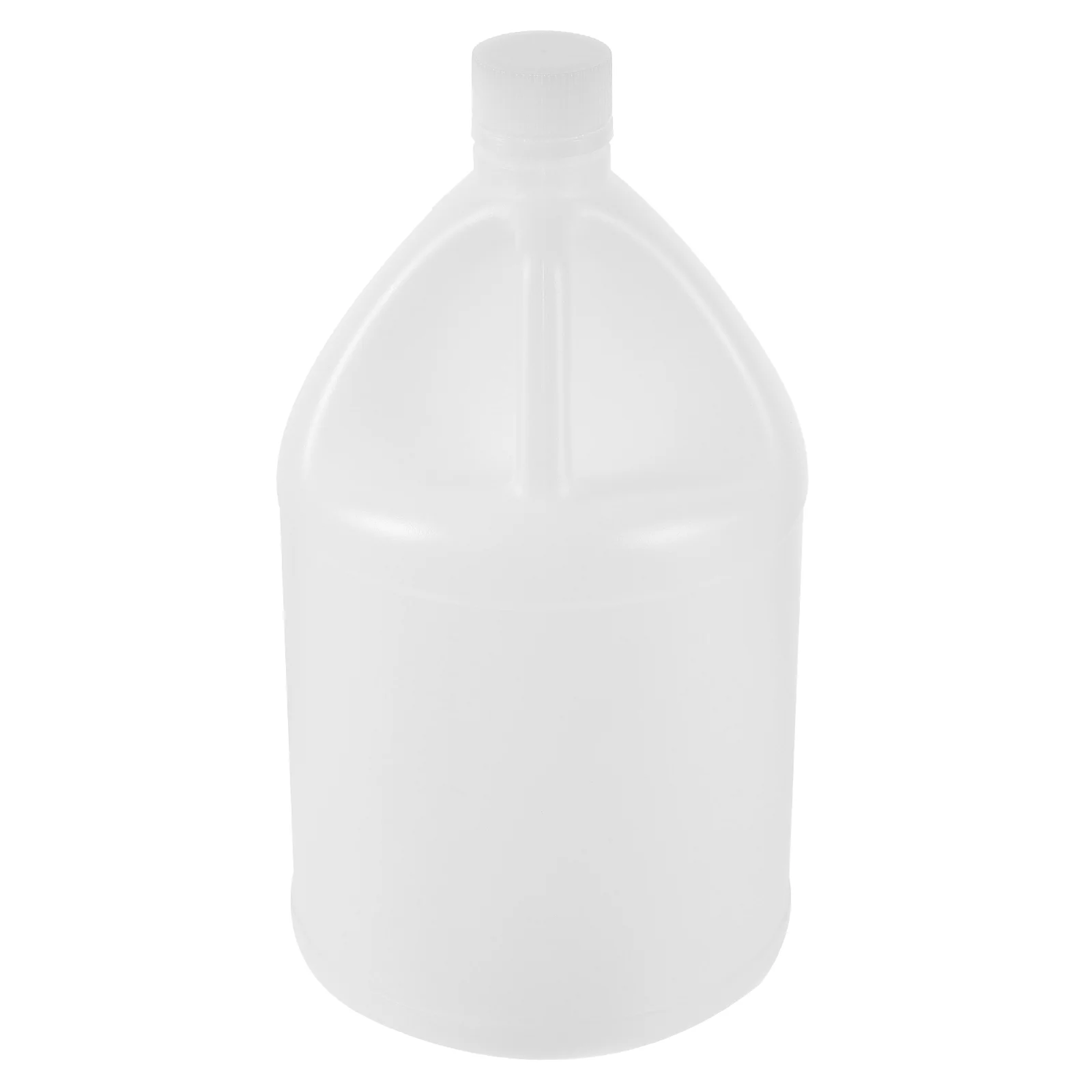 Plastic Barrel Oil Container Liquid White Jug Bucket With Handle Lid Empty Bottle 4 Liter Gallon Kettle Pitcher Food Containers