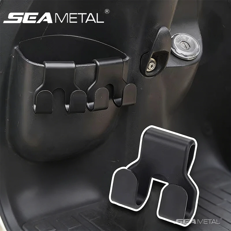 

SEAMETAL Motorcycle Storage Hook Large Load-Bearing ABS Scooter Hanging Hook Hanger Universal Helmet/Luggage Holder