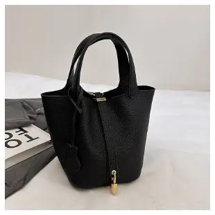 

2026 Leather Bucket Bag for Women | Multi-Use Tote & Bridal Purse | Top Handle Chic Handbag | Elegant & Spacious Diaper Bag