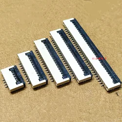 FPC FFC Flip cover Connector 1.0mm Flat Cable PCB Connectors SMT ZIF 4 6 8 10 12 14 15 16 18 20 22 24 26 28 30 32 36 40-60Pin