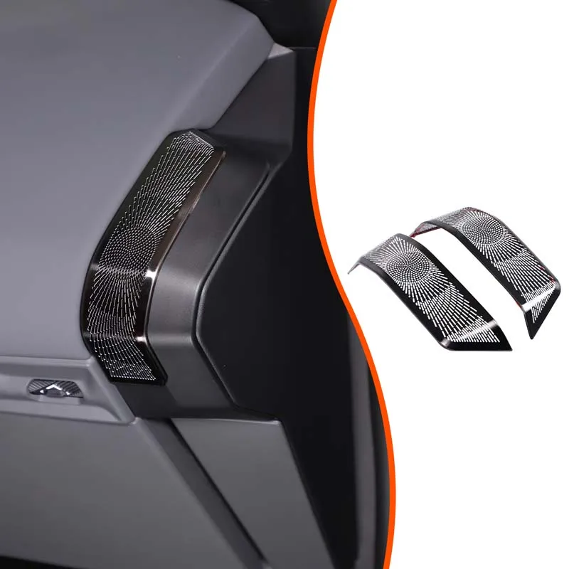 

2piece set stainless steel For BMW X3 G45 2025+ car center control side air outlet dust cover decorative sticker Car accessories