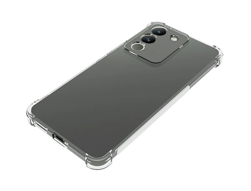 Custodia antiurto con cuscino d'aria per Vivo V29E Taiwan Clear Airbag custodia morbida in Silicone TPU per telefono per Vivo V29E Taiwan