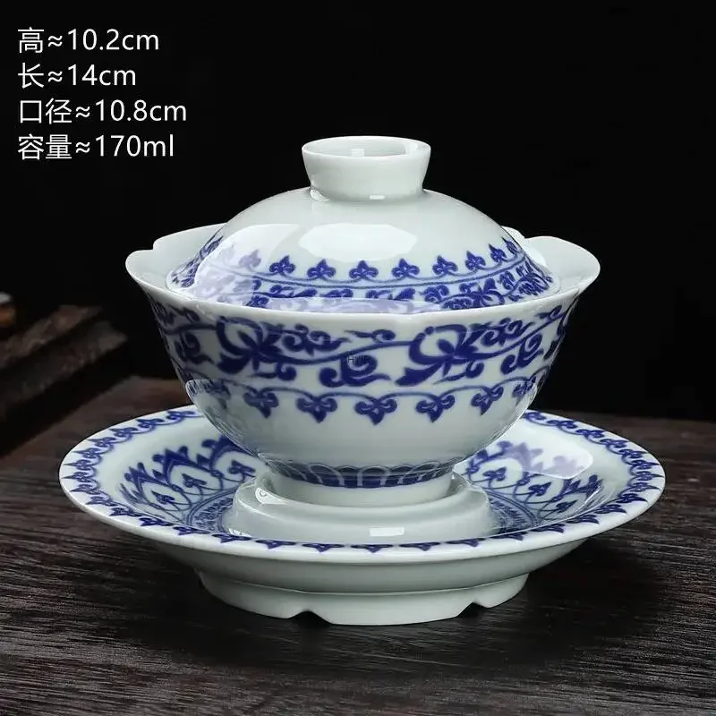interwoven-branch-lid-bowl-single-chinese-style-three-talents-tea-bowl-tea-cup-household-high-temperature-ceramic-kung-fu-tea