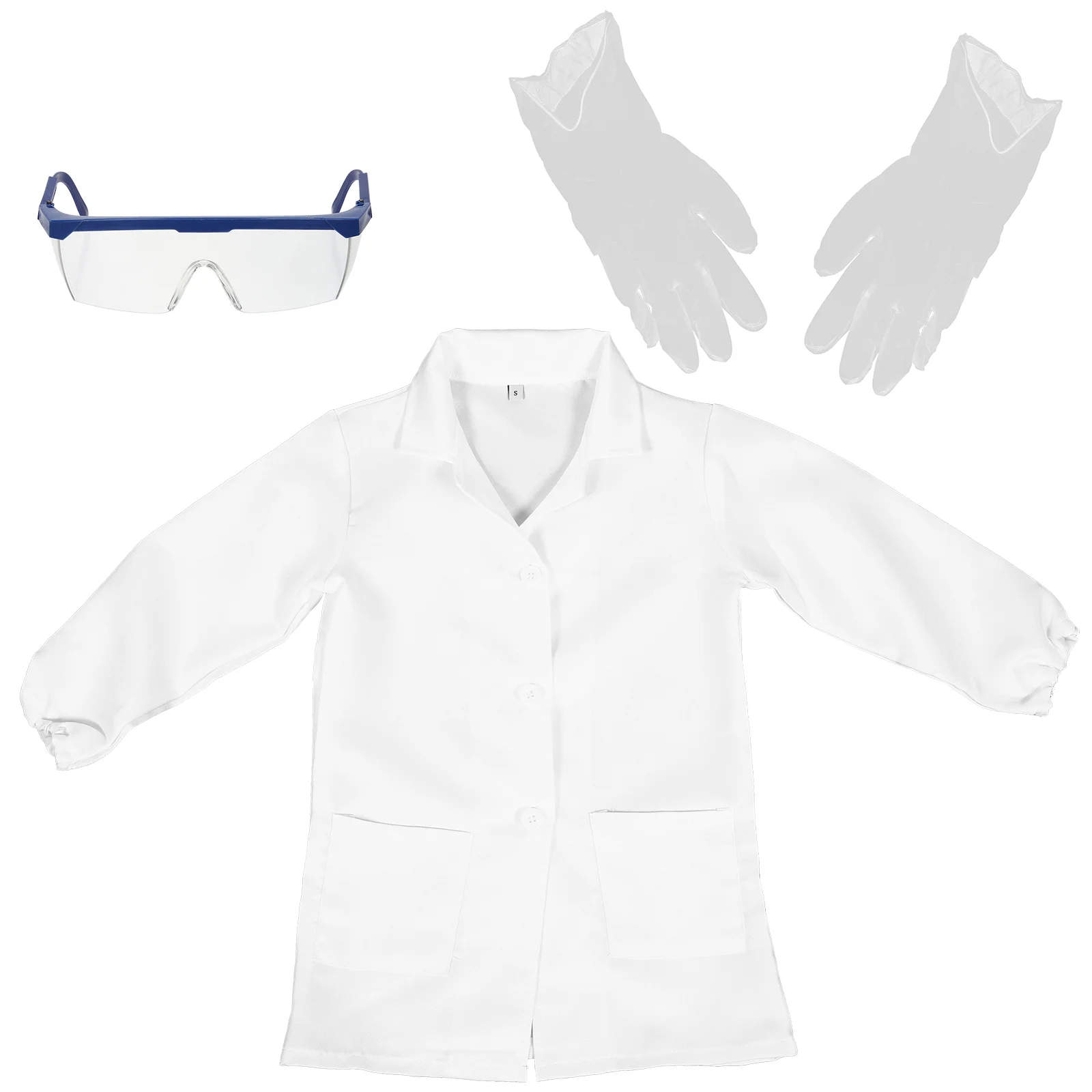 Scientist Clothing Costume Kids Doctor Coat Children's Science Experiment Plastic Women Toddler Laboratory