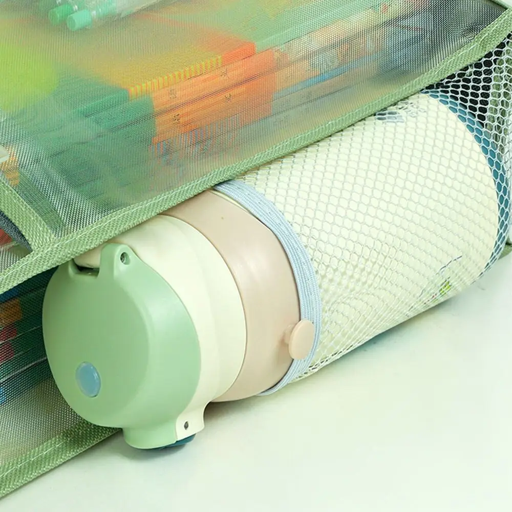 Large Capacity Mesh Hand-held File Bag Office School Supplies Multifunctional Zippered Document Bags Portable Thickened