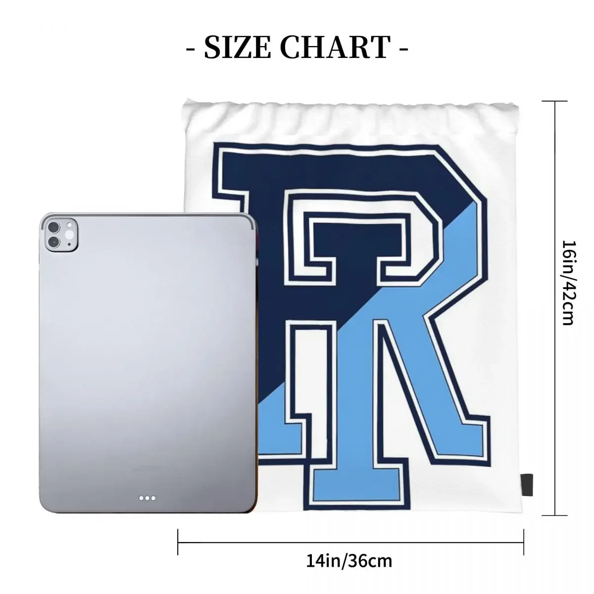 University Of Rhode Island Backpacks Portable Drawstring Bags Drawstring Bundle Pocket Sundries Bag Book Bags For Man Woman