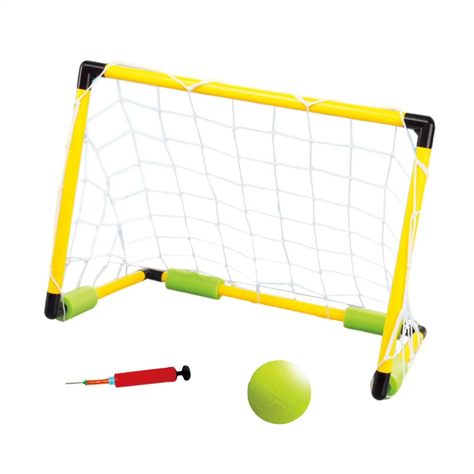 Water Sports Game Set Inflatable Pool Soccer Goal with Ball and Pump for Kids Ages view 2