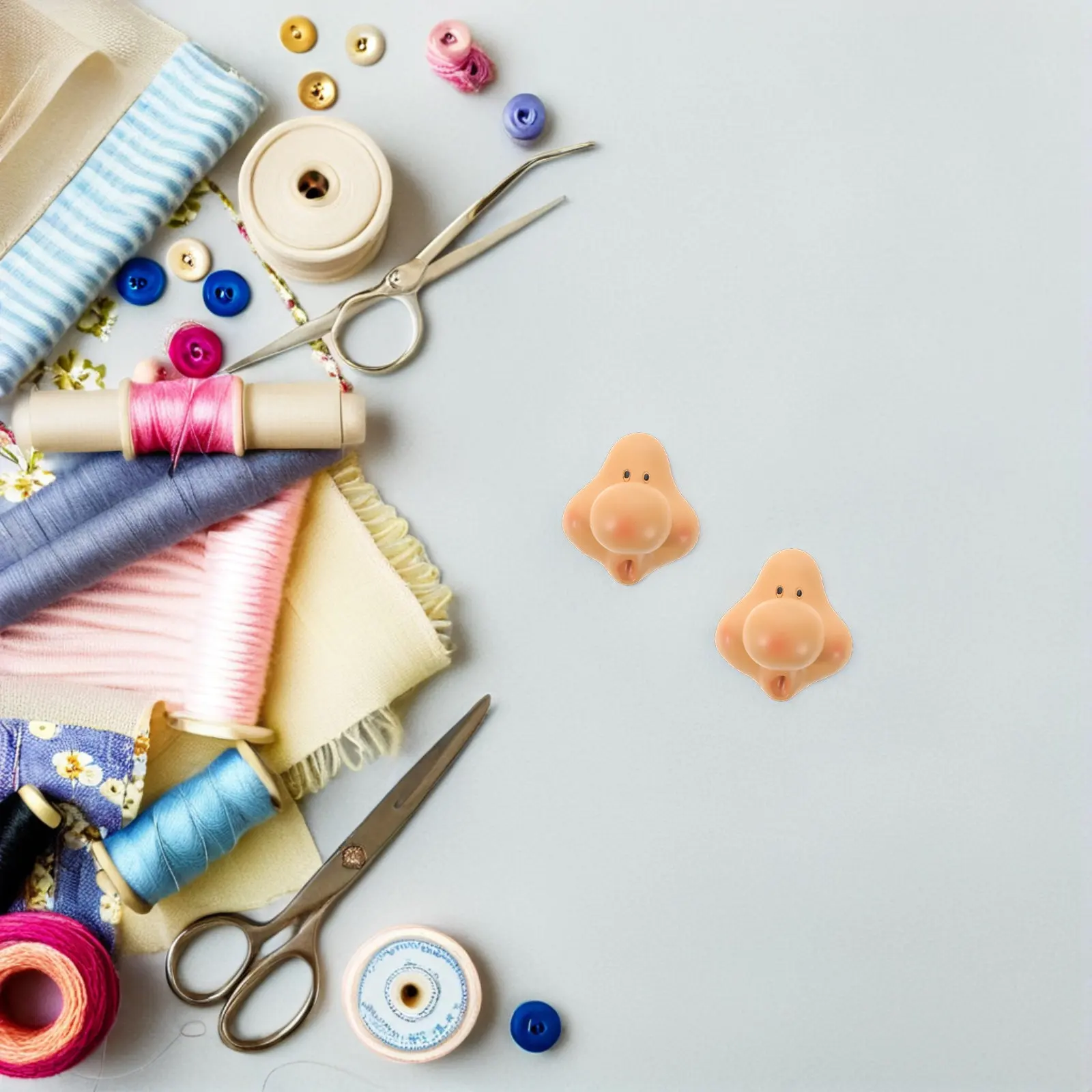 4 Piezas de Accesorios para la Cara de Gnomos, Piezas de Resina con Expresiones Faciales Detalladas, Suministros para Manualidades de Gnomos de Pascua y San Valentín, Kit de Bricolaje para Duendes