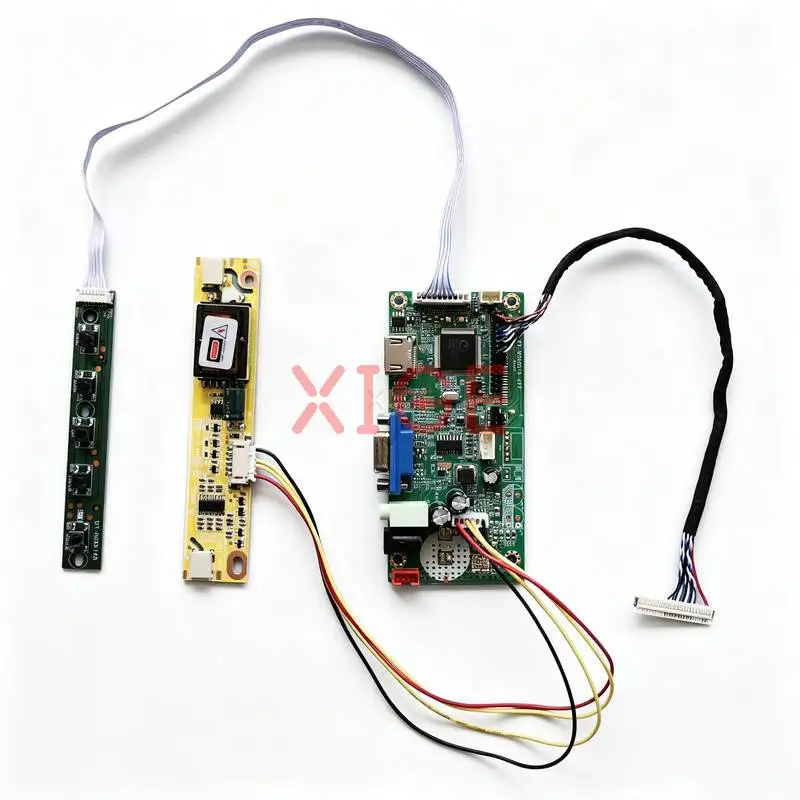 

For LTN154X5 LTN154X9 LTN154AT08 LTN154XB Display Drive Controller Board Kit DIY 2-CCFL 1280x800 1280*800 30 Pins LVDS VGA+HDMI