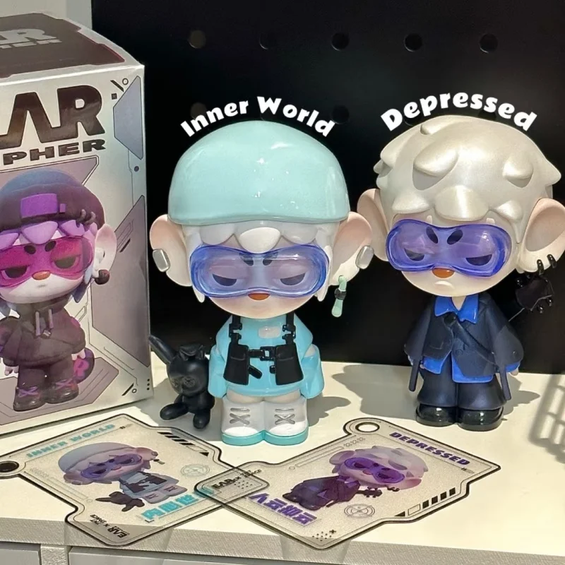 Ear Cipher Emotional Weirdo Series Blind Box Cute Caixa Sorpresa Girls Anime Action Figure Toy Mystery Desktop Collection Gifts